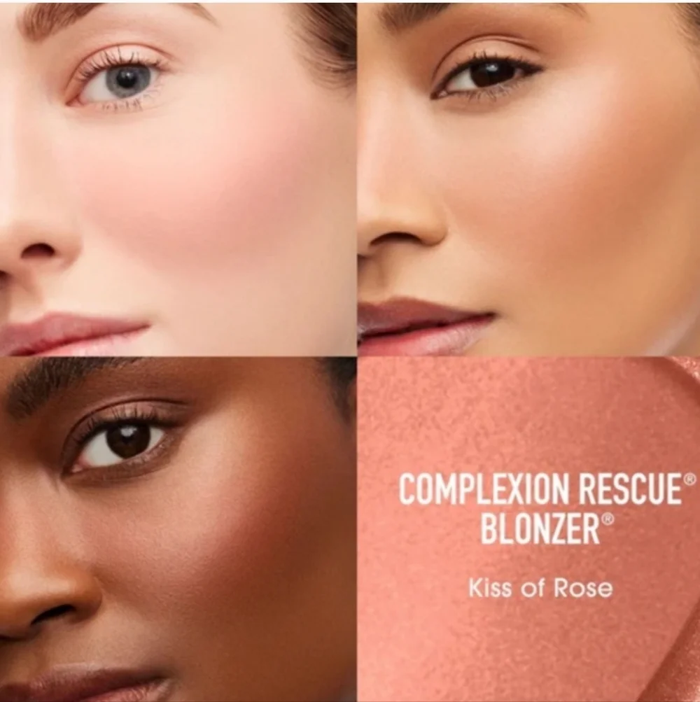 🌺BareMinerals Kiss Rose Complexion Rescue Liquid Blonzer Blush + Bronzer